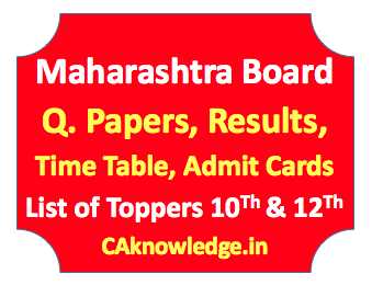 Maharashtra Board CAknowledge.in
