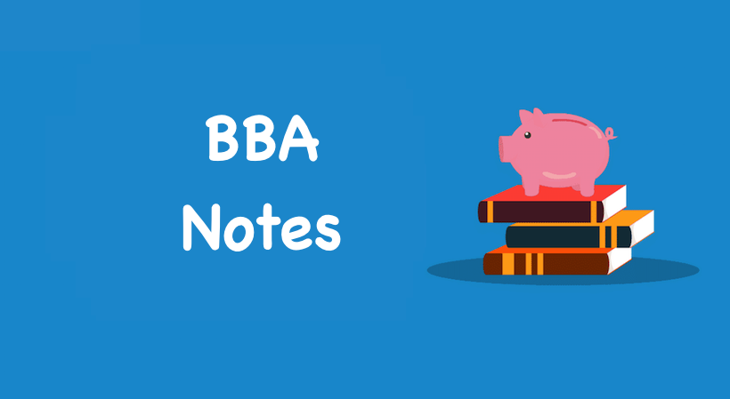 BBA Notes books
