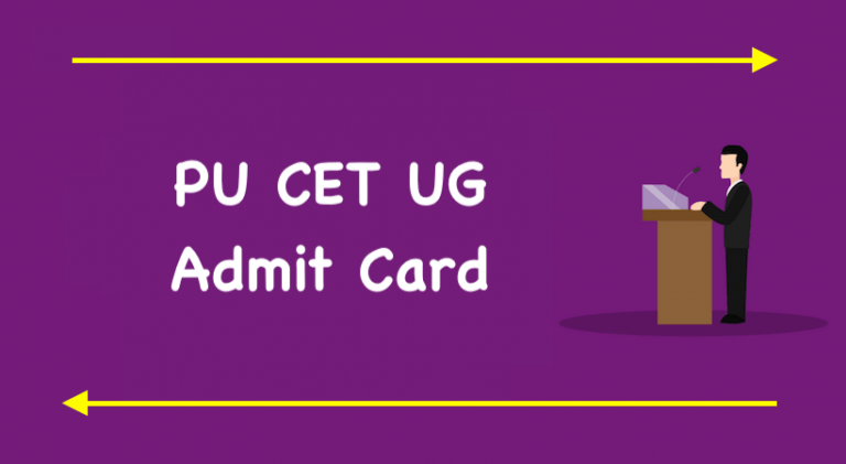 PU CET UG Admit Card