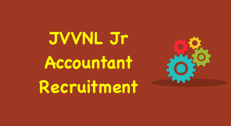 JVVNL Jr Accountant Recruitment